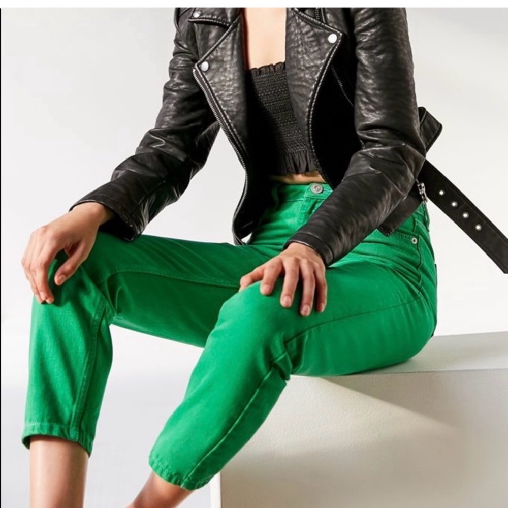 Urban Outfitters BDG Kelly Green Cigarette Jeans